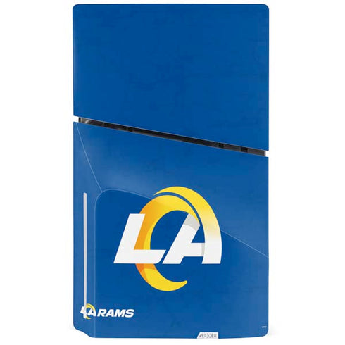 NFL Los Angeles Rams Distressed PS5 Slim Disk Console Skin