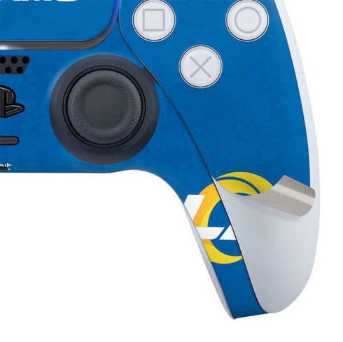 NFL Los Angeles Rams Distressed PS5 Slim Digital Edition Bundle Skin