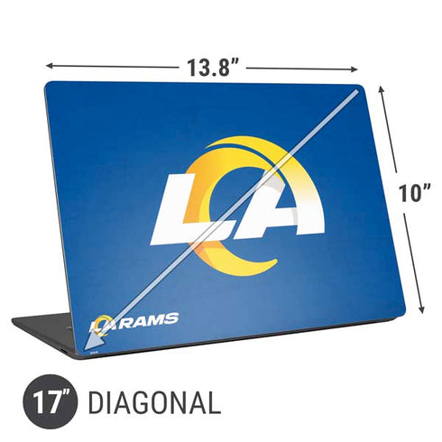 NFL Los Angeles Rams Distressed Universal Laptop 17in (13.8 x 10in) Skin