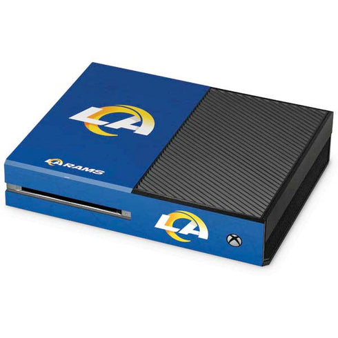NFL Los Angeles Rams Distressed Xbox One Console Skin
