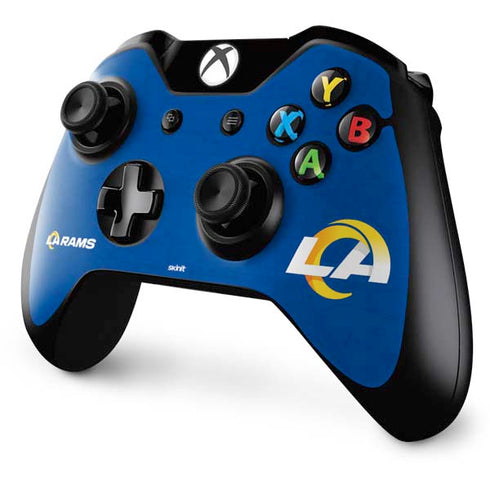 NFL Los Angeles Rams Distressed Xbox One Controller Skin