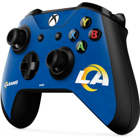 NFL Los Angeles Rams Distressed Xbox One X Controller Skin