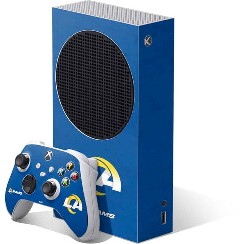 NFL Los Angeles Rams Distressed Xbox Series S Bundle Skin