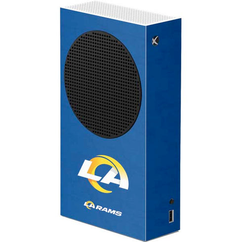 NFL Los Angeles Rams Distressed Xbox Series S Console Skin