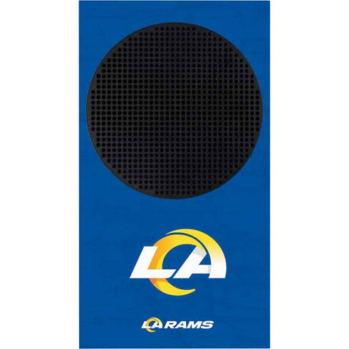 NFL Los Angeles Rams Distressed Xbox Series S Console Skin