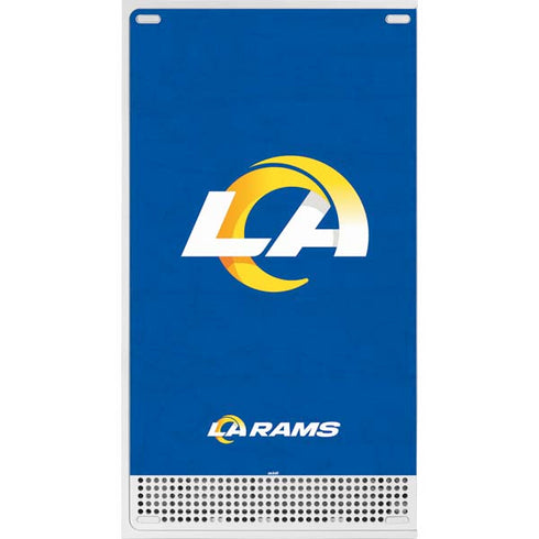 NFL Los Angeles Rams Distressed Xbox Series S Console Skin