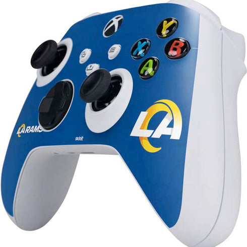 NFL Los Angeles Rams Distressed Xbox Series S Controller Skin