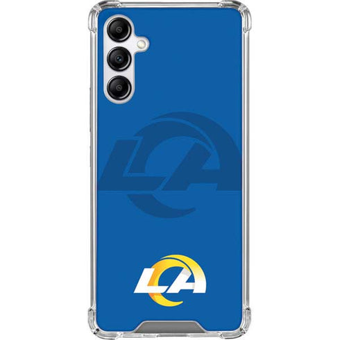 NFL Los Angeles Rams Double Vision Galaxy A14 5G Clear Case