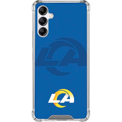 NFL Los Angeles Rams Double Vision Galaxy A15 5G Clear Case