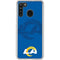 NFL Los Angeles Rams Double Vision Galaxy A21 Clear Case