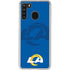 NFL Los Angeles Rams Double Vision Galaxy A21 Clear Case