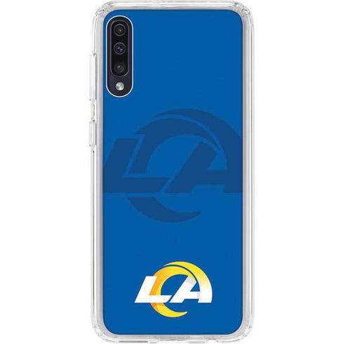 NFL Los Angeles Rams Double Vision Galaxy A50 Clear Case
