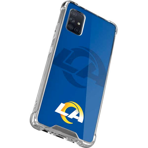 NFL Los Angeles Rams Double Vision Galaxy A51 5G Clear Case