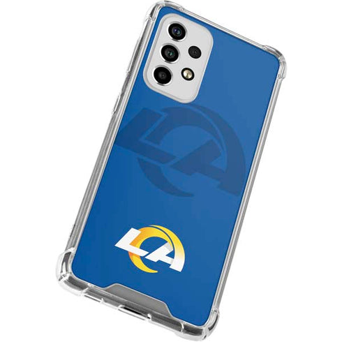 NFL Los Angeles Rams Double Vision Galaxy A53 5G Clear Case