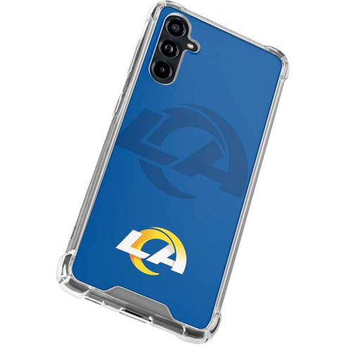 NFL Los Angeles Rams Double Vision Galaxy A54 5G Clear Case