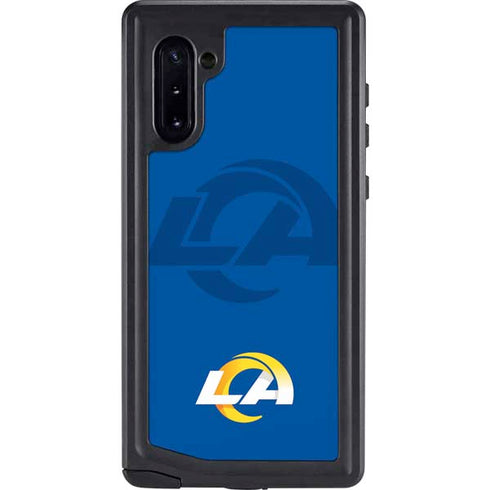 NFL Los Angeles Rams Double Vision Galaxy Note 10 Waterproof Case