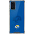 NFL Los Angeles Rams Double Vision Galaxy Note20 5G Clear Case