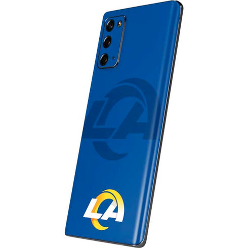 NFL Los Angeles Rams Double Vision Galaxy Note20 5G Skin