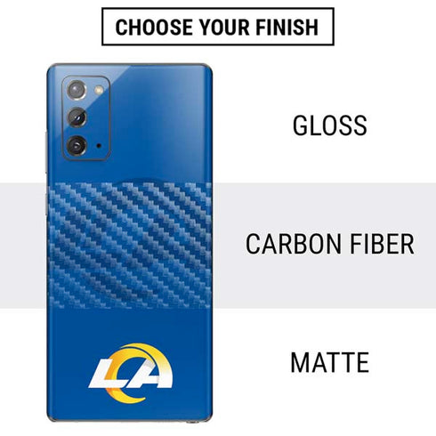 NFL Los Angeles Rams Double Vision Galaxy Note20 5G Skin