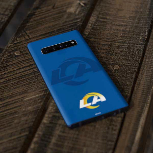 NFL Los Angeles Rams Double Vision Galaxy S10 Skin