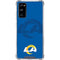 NFL Los Angeles Rams Double Vision Galaxy S20 FE Clear Case