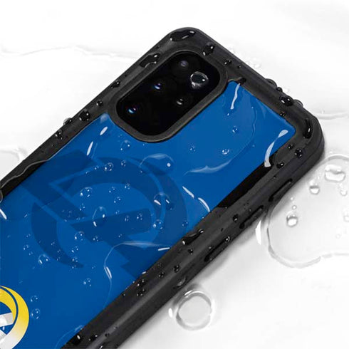 NFL Los Angeles Rams Double Vision Galaxy S20 Plus Waterproof Case