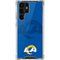 NFL Los Angeles Rams Double Vision Galaxy S22 Ultra Clear Case
