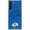 NFL Los Angeles Rams Double Vision Galaxy S23 Plus Clear Case