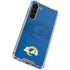 NFL Los Angeles Rams Double Vision Galaxy S23 Plus Clear Case