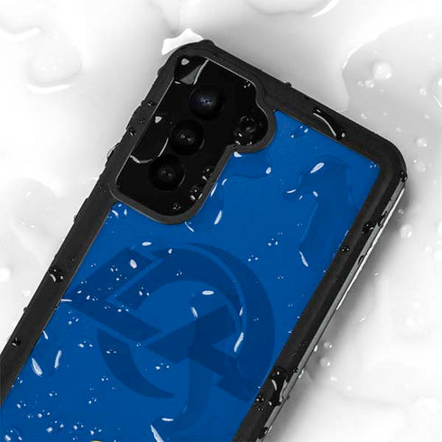 NFL Los Angeles Rams Double Vision Galaxy S23 Plus Waterproof Case