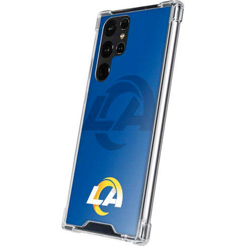 NFL Los Angeles Rams Double Vision Galaxy S24 Ultra Clear Case