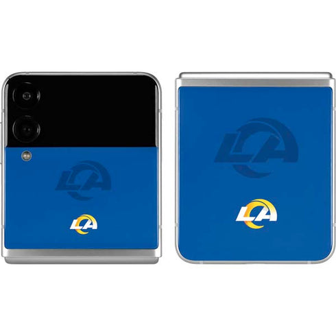 NFL Los Angeles Rams Double Vision Galaxy Z Flip4 5G Skin