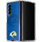NFL Los Angeles Rams Double Vision Galaxy Z Fold4 5G Clear Case