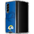 NFL Los Angeles Rams Double Vision Galaxy Z Fold4 5G Clear Case
