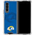 NFL Los Angeles Rams Double Vision Galaxy Z Fold4 5G Clear Case