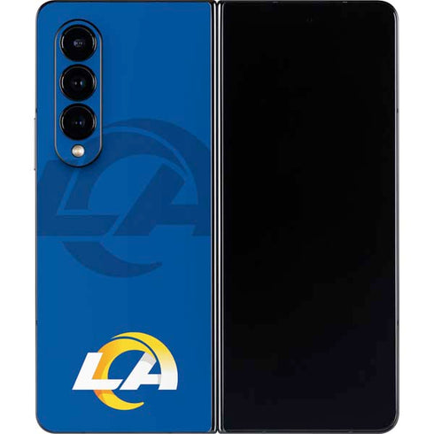 NFL Los Angeles Rams Double Vision Galaxy Z Fold4 5G Skin
