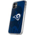 NFL Los Angeles Rams Double Vision iPhone 11 Clear Case