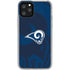 NFL Los Angeles Rams Double Vision iPhone 11 Pro Clear Case
