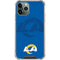 NFL Los Angeles Rams Double Vision iPhone 11 Pro Max Clear Case