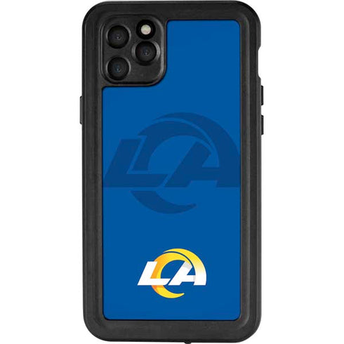 NFL Los Angeles Rams Double Vision iPhone 11 Pro Max Waterproof Case