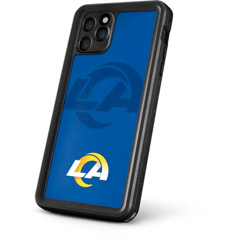 NFL Los Angeles Rams Double Vision iPhone 11 Pro Waterproof Case