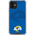 NFL Los Angeles Rams Double Vision iPhone 12 Clear Case