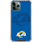 NFL Los Angeles Rams Double Vision iPhone 12 Pro Max Clear Case