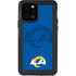 NFL Los Angeles Rams Double Vision iPhone 12 Pro Waterproof Case