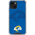 NFL Los Angeles Rams Double Vision iPhone 13 Mini Clear Case