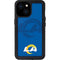 NFL Los Angeles Rams Double Vision iPhone 13 Mini Waterproof Case