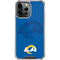 NFL Los Angeles Rams Double Vision iPhone 13 Pro Max Clear Case
