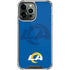 NFL Los Angeles Rams Double Vision iPhone 13 Pro Max Clear Case