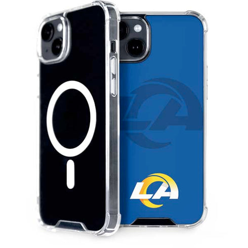 NFL Los Angeles Rams Double Vision iPhone 15 Plus MagSafe Case