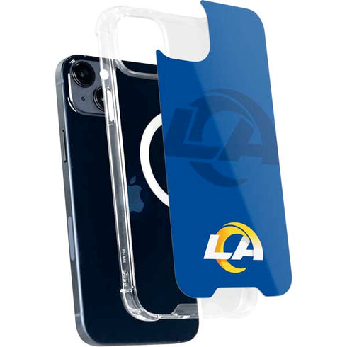 NFL Los Angeles Rams Double Vision iPhone 14 Plus MagSafe Case